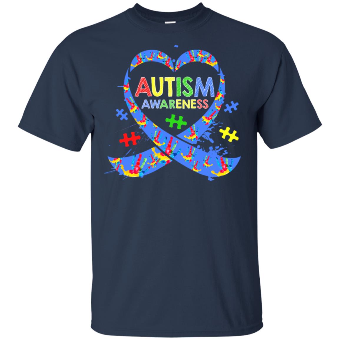 World Autism Awareness 2 April Dad Mom Kid Autism Gift T-Shirt & Hoodie | Teecentury.com