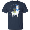 Menorah Hanukkah Llama Cute Alpaca Chanukah Gift T-Shirt & Sweatshirt | Teecentury.com