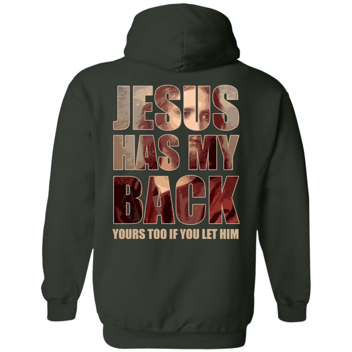 Jesus Has My Back T-Shirt & Hoodie | Teecentury.com