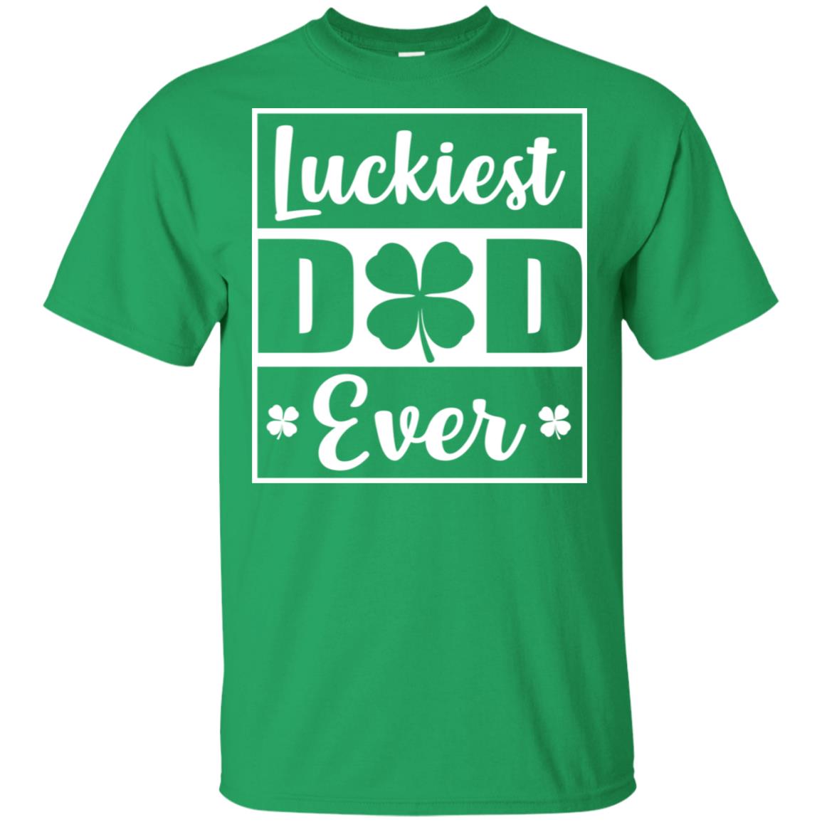 Luckiest Dad Ever St Patricks Day T-Shirt & Hoodie | Teecentury.com