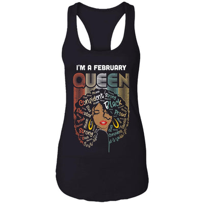 February Birthday For Women Gifts I'm A February Queen Girl T-Shirt & Tank Top | Teecentury.com