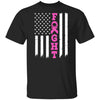 Breast Cancer Awareness American Flag Distressed T-Shirt & Hoodie | Teecentury.com