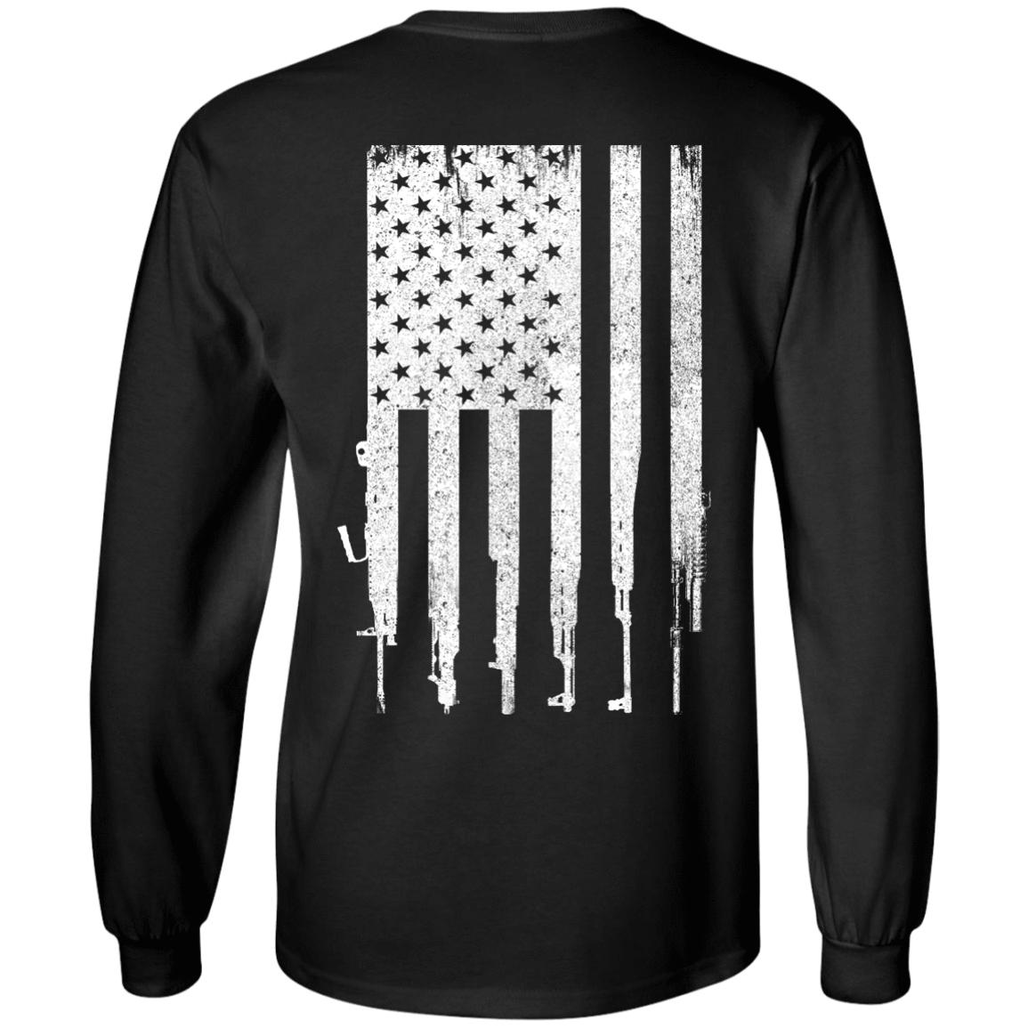 Rifle American Gun Flag T-Shirt & Hoodie | Teecentury.com