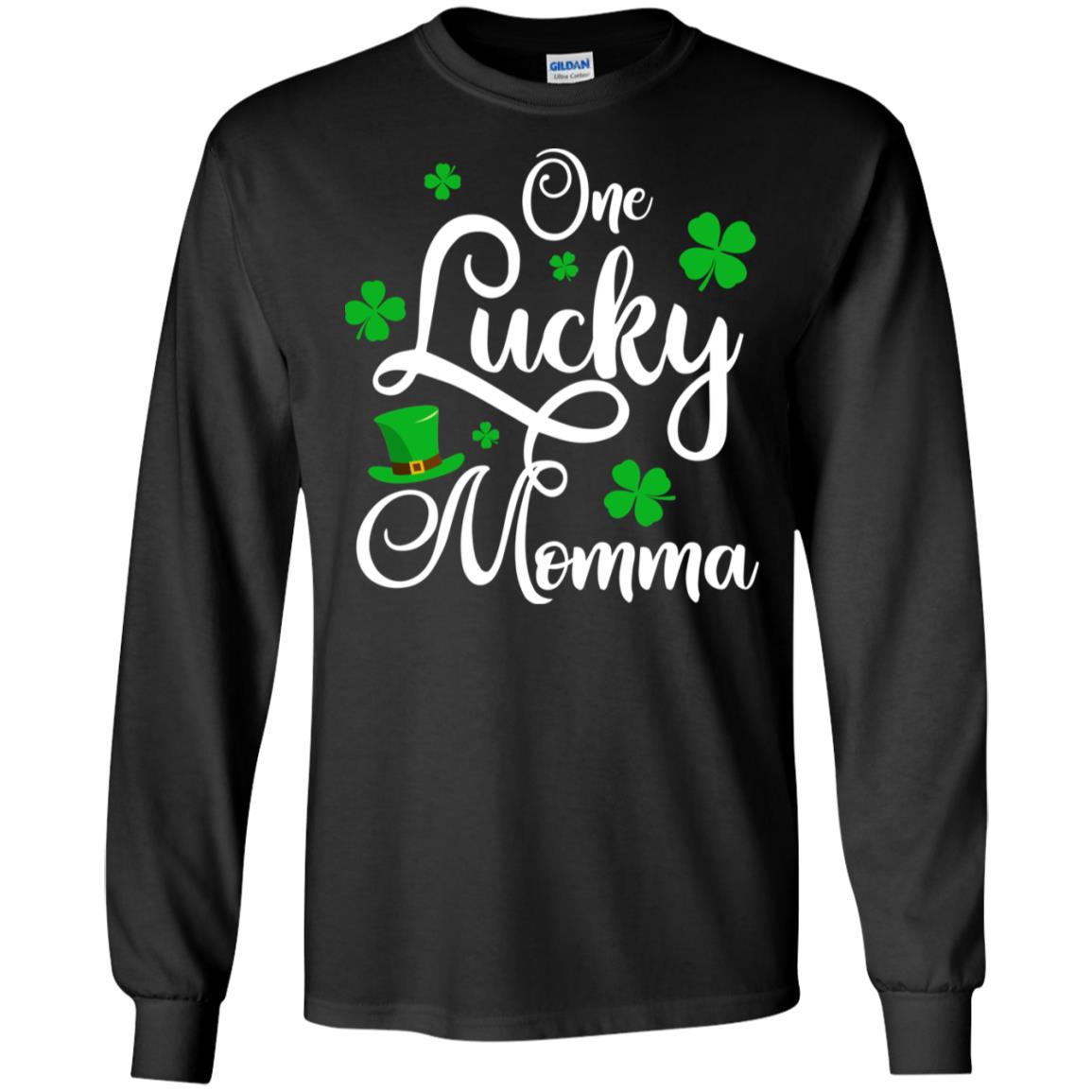 One Lucky Momma St Patricks Day For Mom T-Shirt & Hoodie | Teecentury.com