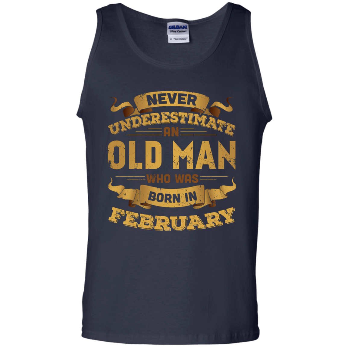 Never Underestimate An Old Man Who Was Born In February T-Shirt & Hoodie | Teecentury.com