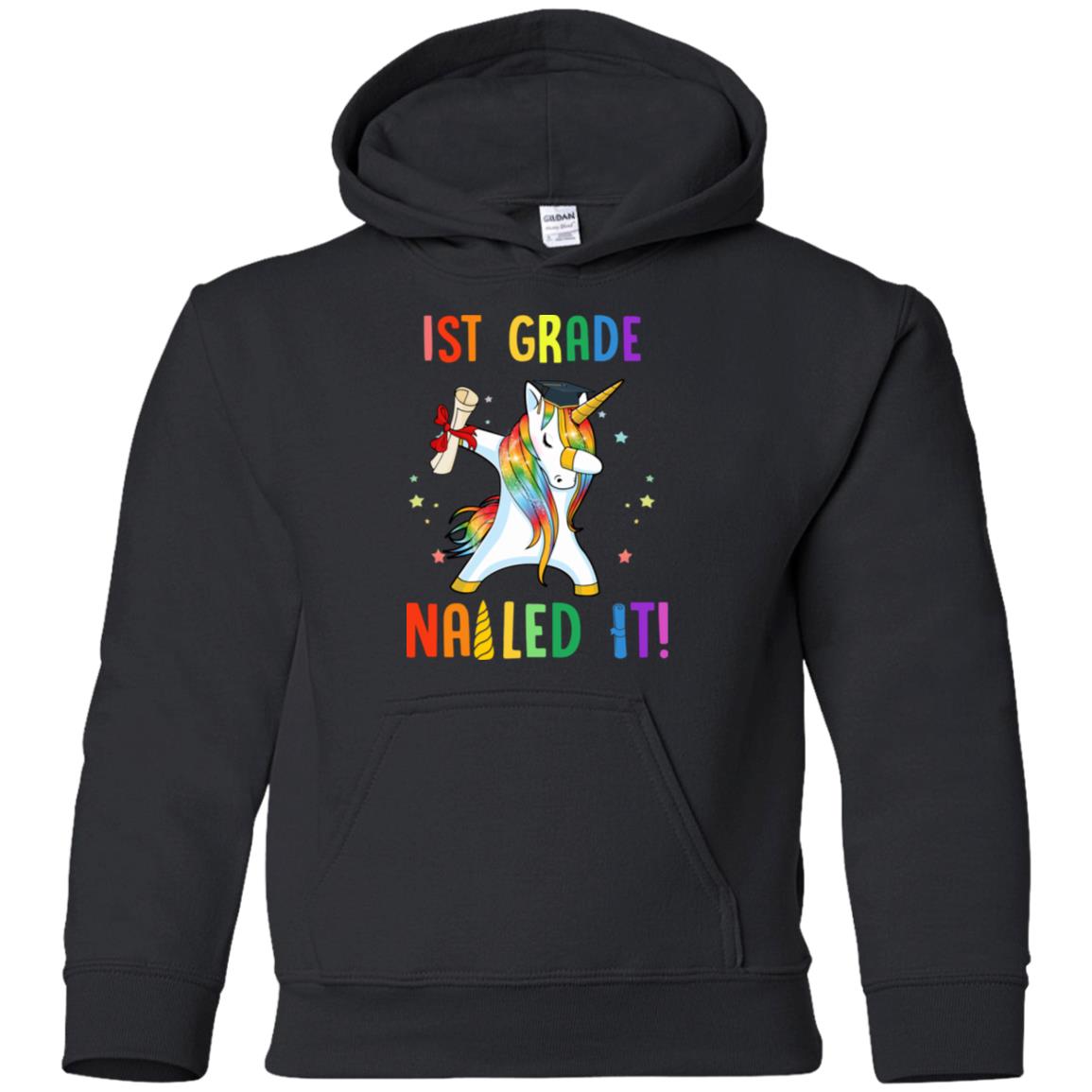 Dabbing 1st Grade Unicorn Nailed It Graduation Class Of 2022 Youth Youth Shirt | Teecentury.com