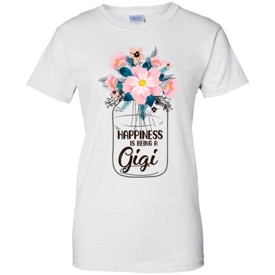 Happiness Is Being Gigi Life Flower Gigi Gifts T-Shirt & Hoodie | Teecentury.com