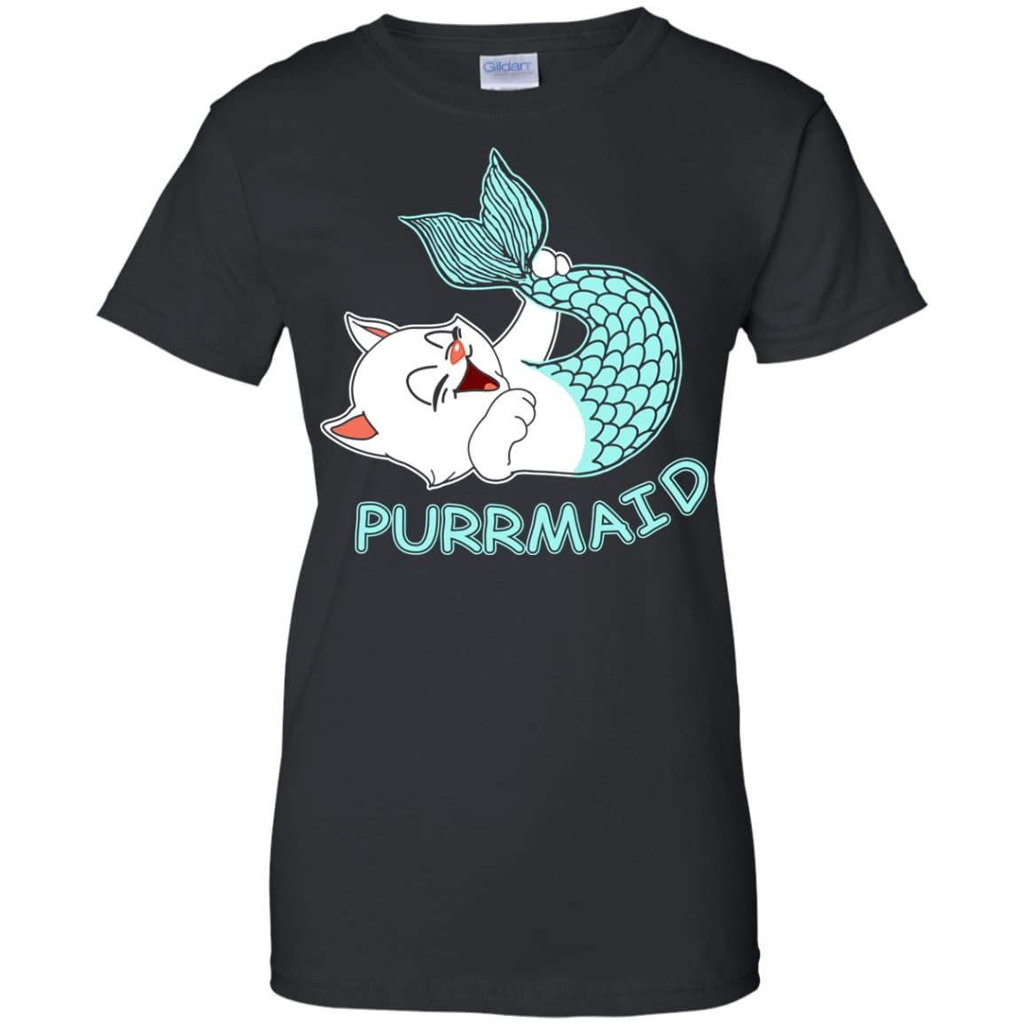 Funny Purrmaid Cat Mermaid Shirt Tank Top Teecentury