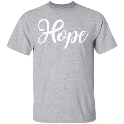 Lung Cancer Awareness White Ribbon Hope T-Shirt & Hoodie | Teecentury.com