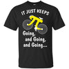 It's Just Keep Going And Going Bicycle Pi Day Gift T-Shirt & Hoodie | Teecentury.com