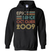 Epic Since October 2009 13th Birthday Gift 13 Yrs Old T-Shirt & Hoodie | Teecentury.com