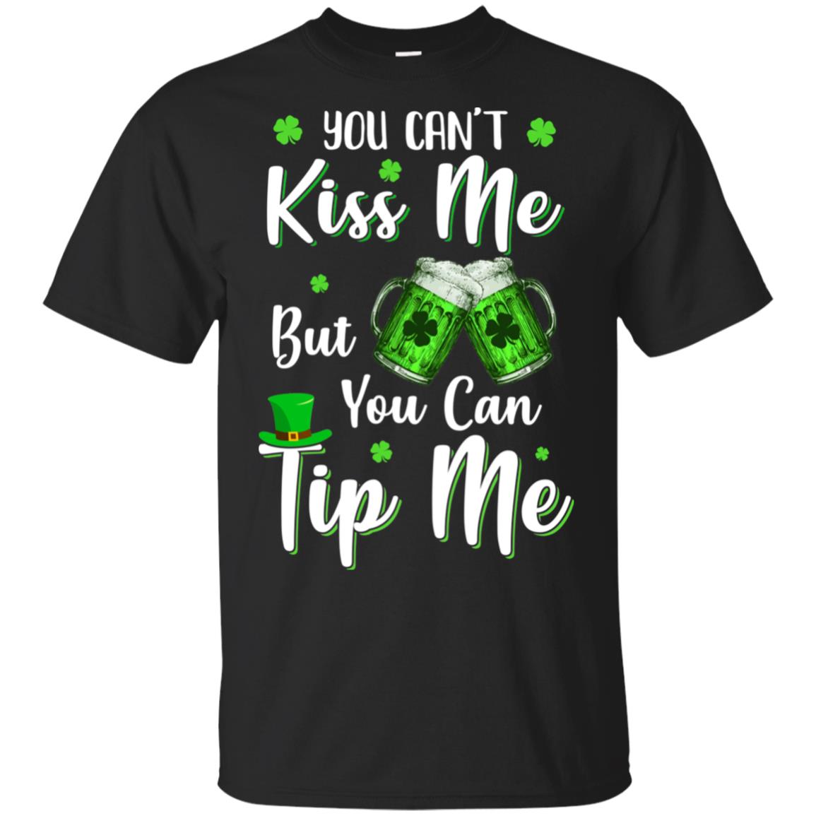 Don't Kiss Me Tip Me I'm A Waitress St Patrick's Day Gifts T-Shirt