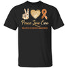 Peace Love Cure Multiple Sclerosis T-Shirt & Hoodie | Teecentury.com