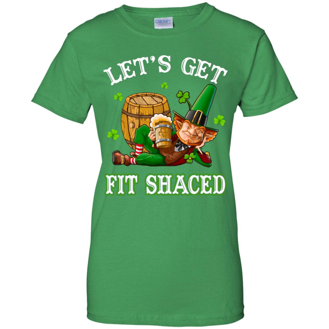 Let's Get Fit Shaced Leprechaun St Patricks Day Gift T-Shirt & Hoodie | Teecentury.com