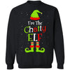 I'm The Chatty Elf Family Matching Funny Christmas Group Gift T-Shirt & Sweatshirt | Teecentury.com