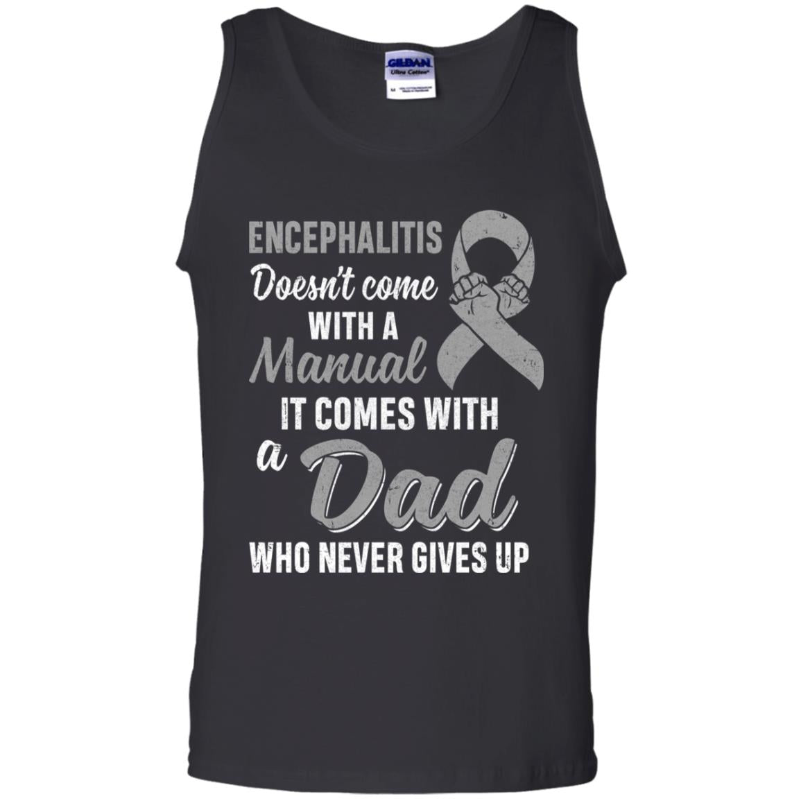 Encephalitis Awareness Dad Warrior Gifts T-Shirt & Hoodie | Teecentury.com