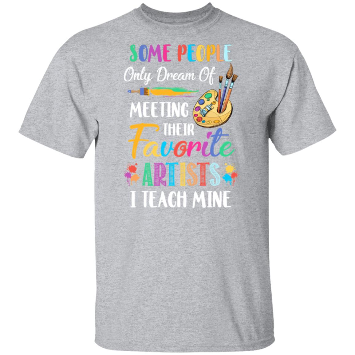 I Teach Mine Art Teacher Funny Artists Gift T-Shirt & Hoodie | Teecentury.com