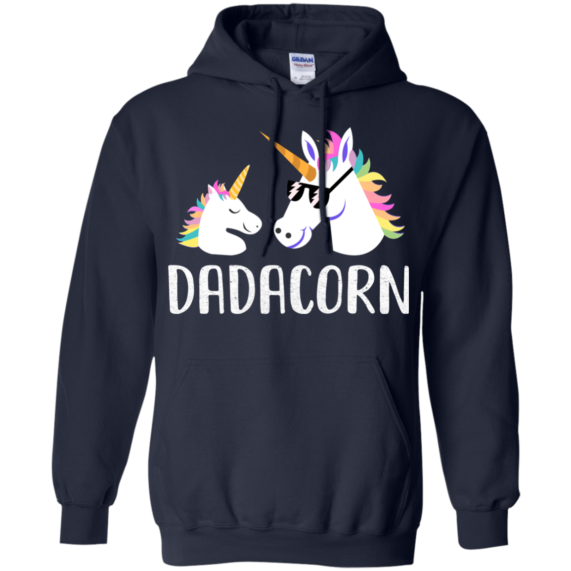 Dadacorn Unicorn Dad And Baby Fathers Day Gifts T-Shirt & Hoodie | Teecentury.com