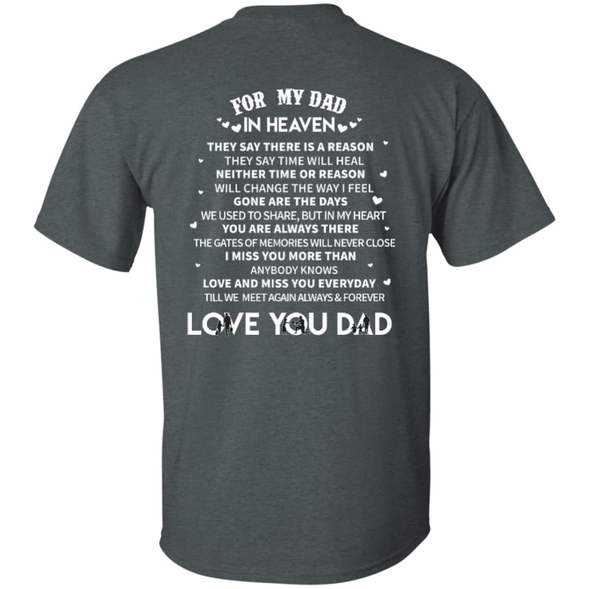 For My Dad In Heaven T-Shirt & Hoodie | Teecentury.com