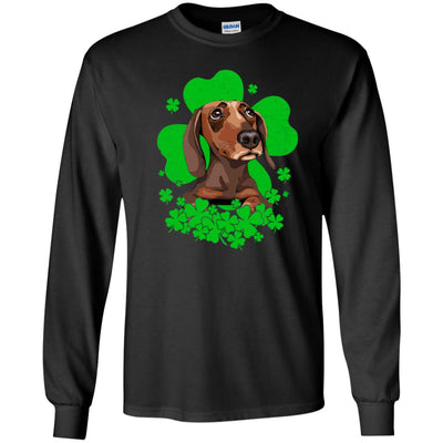 Dachshund St. Patrick's Day Clovers T-Shirt & Hoodie | Teecentury.com