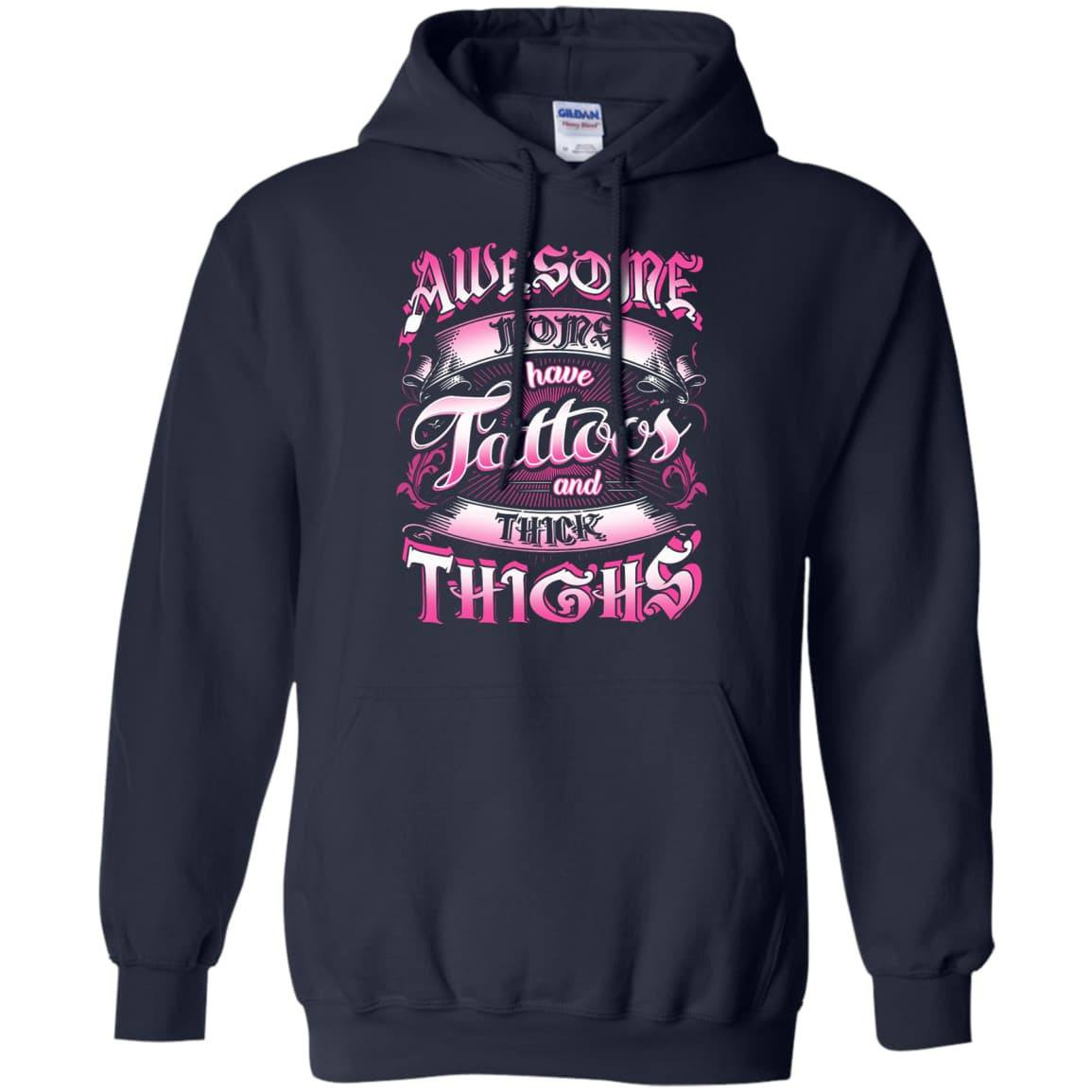 Awesome Moms Have Tattoos And Thick Thighs T-Shirt & Tank Top | Teecentury.com