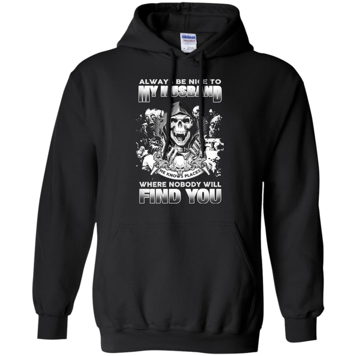 Always Be Nice To My Husband T-Shirt & Hoodie | Teecentury.com