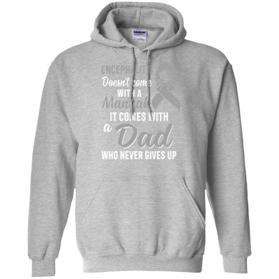 Encephalitis Awareness Dad Warrior Gifts T-Shirt & Hoodie | Teecentury.com