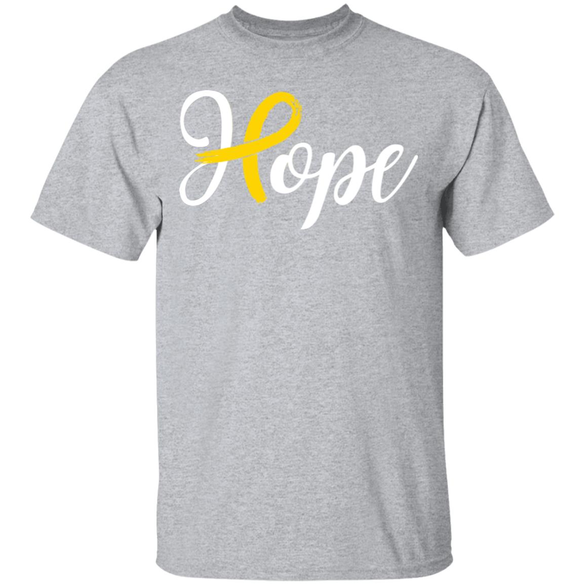 Childhood Cancer Awareness Gold Ribbon Hope T-Shirt & Hoodie | Teecentury.com