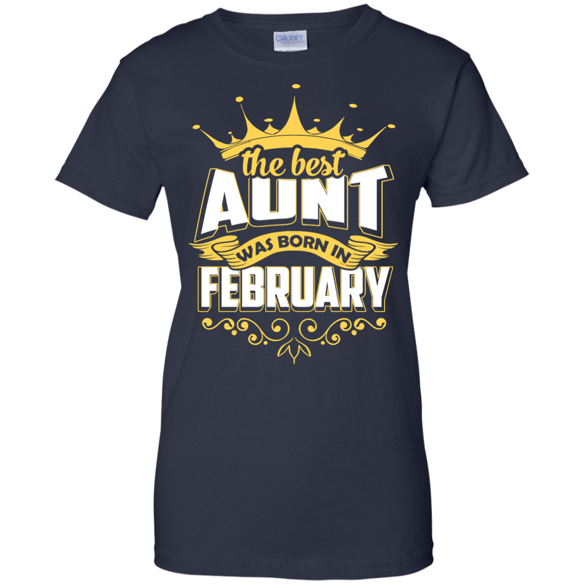 The Best Aunt Was Born In February T-Shirt & Hoodie | Teecentury.com