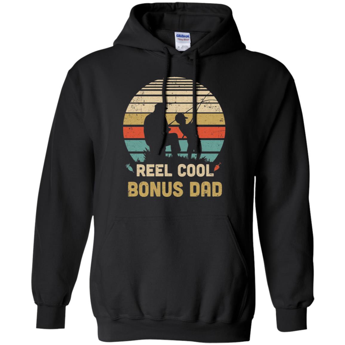 Vintage Father's Day Gift Reel Cool Bonus Dad Fishing T-Shirt & Hoodie | Teecentury.com