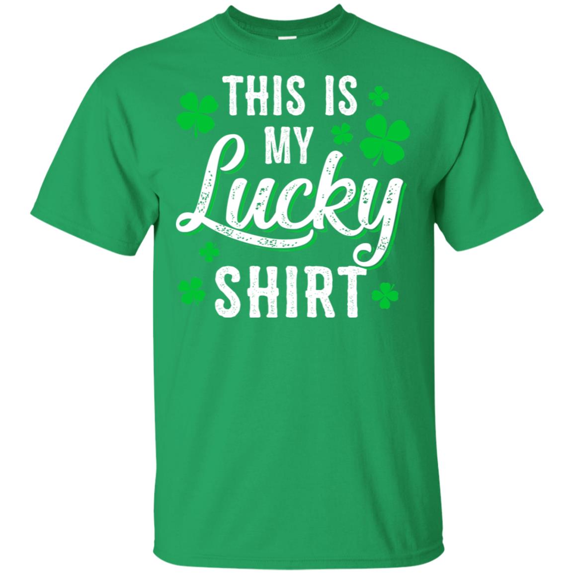 This Is My Lucky Shirt Irish Shamrocks St Patrick Day T-Shirt & Hoodie | Teecentury.com