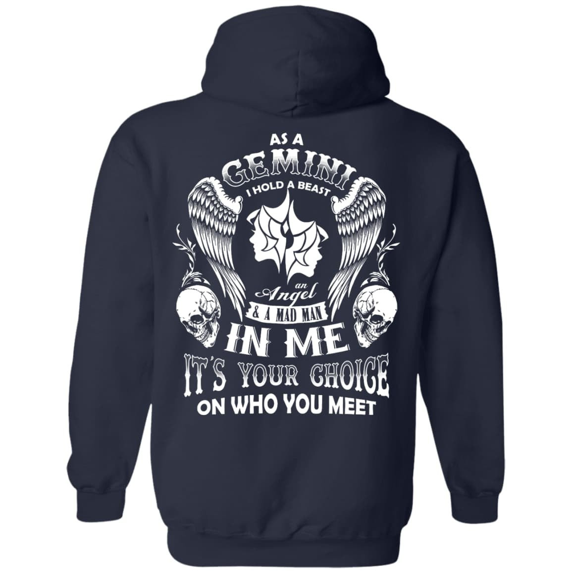 As A Gemini I Hold A Beast An Angel A Madman In Me T-Shirt & Hoodie | Teecentury.com