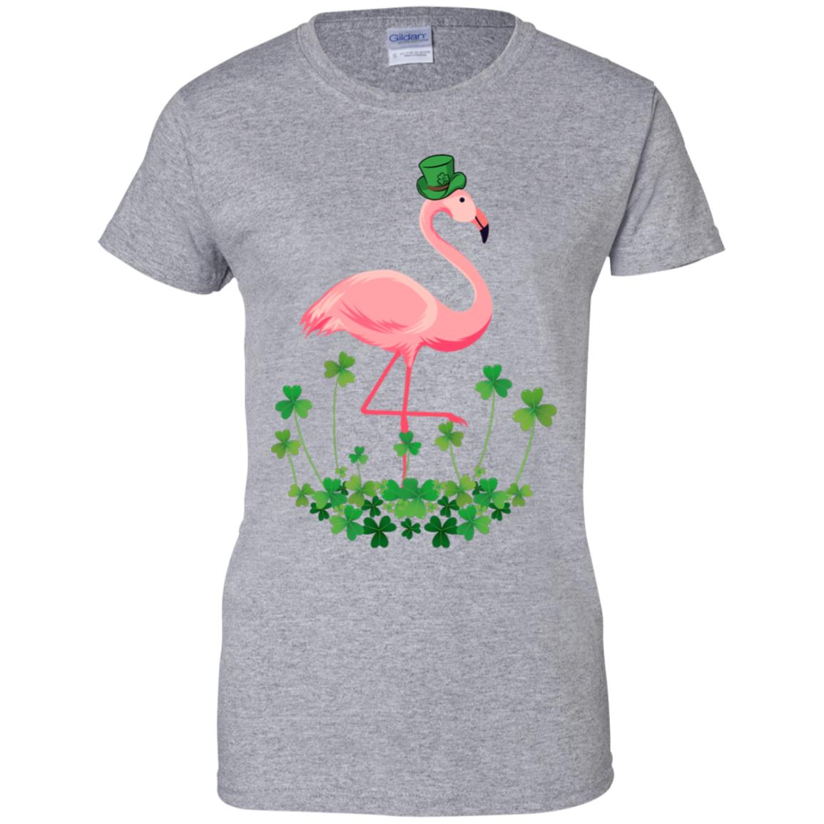 Flamingo Shamrock Happy St Patrick's Day T-Shirt & Hoodie | Teecentury.com
