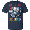 Kids First Day Of School 2022 2nd Grade Police Attention Please Youth T-Shirt & Hoodie | Teecentury.com
