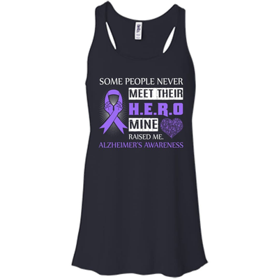 Alzheimer's Awareness Some People Never Meet Hero T-Shirt & Hoodie | Teecentury.com