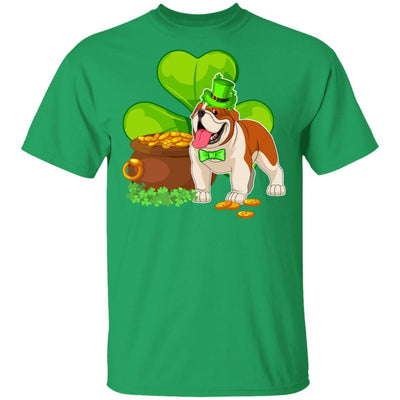 Bulldog St Patrick's Day Irish Dog Lover Funny Gifts T-Shirt & Hoodie | Teecentury.com