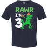 Rawr I'm 3 Birthday Gifts 2019 Dinosaur For Boys Youth Youth Shirt | Teecentury.com