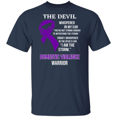 I Am The Storm Support Domestic Violence Awareness T-Shirt & Hoodie | Teecentury.com