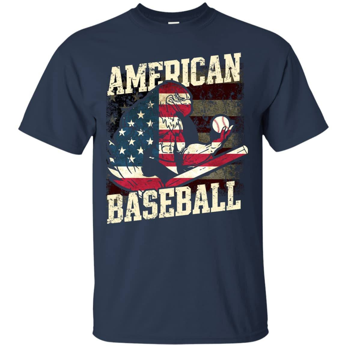 Badass Eagle American Baseball T-Shirt & Hoodie | Teecentury.com