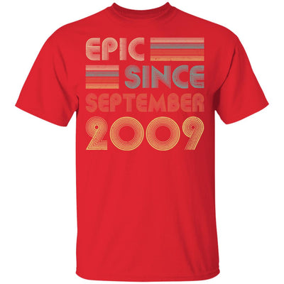 Epic Since September 2009 Vintage 13th Birthday Gifts Youth Youth Shirt | Teecentury.com