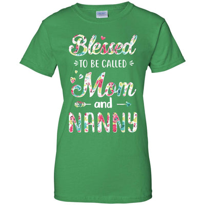 Mothers Day Gifts Blessed To Be Called Mom And Nanny T-Shirt & Hoodie | Teecentury.com