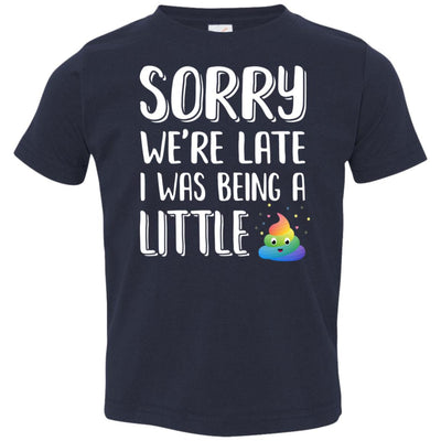 Sorry We're Late I Was Being A Little For Kid Youth Youth Shirt | Teecentury.com