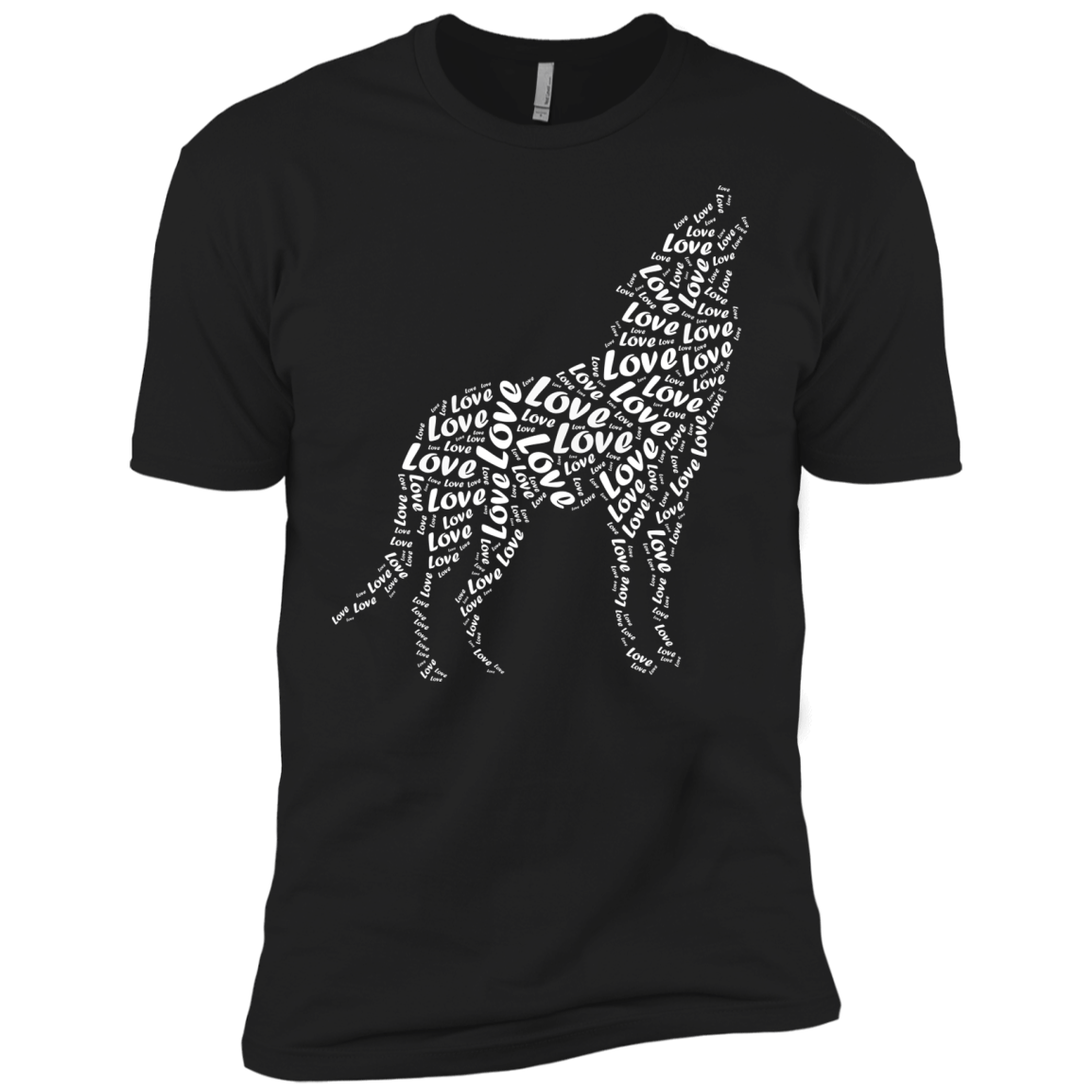 I Love Wolf T-Shirt & Hoodie | Teecentury.com