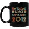 Awesome Since September 2012 Vintage 10th Birthday Gifts Mug Coffee Mug | Teecentury.com