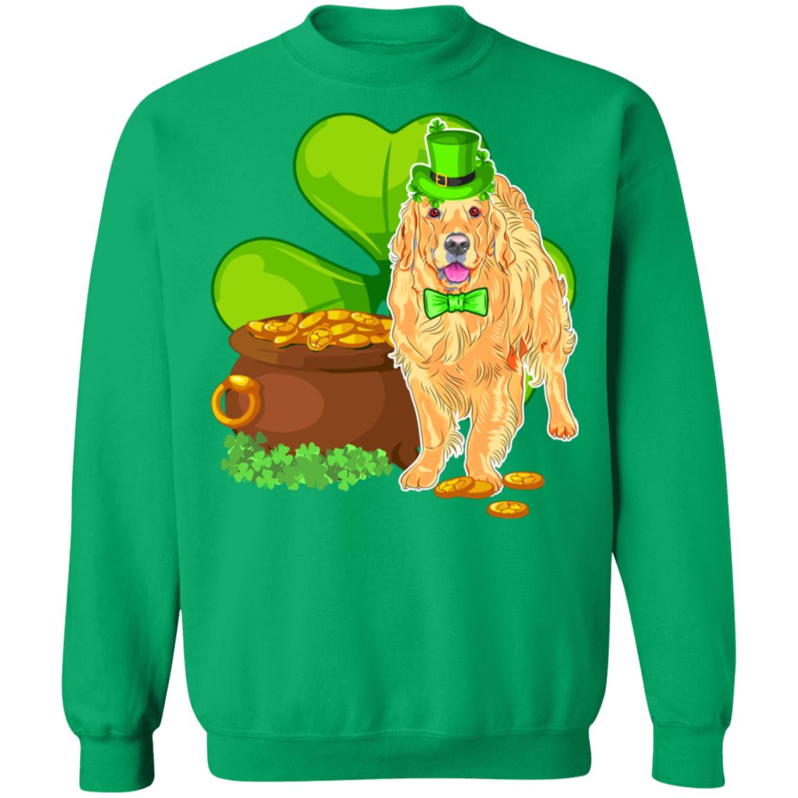 Golden Retriever Christmas Tree Santa Funny Dog Lover Gift T-Shirt