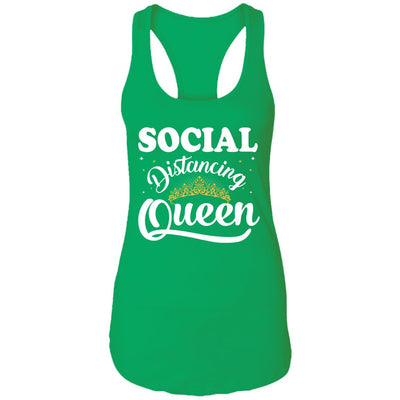 Social Distancing Queen Quarantine T-Shirt & Tank Top | Teecentury.com