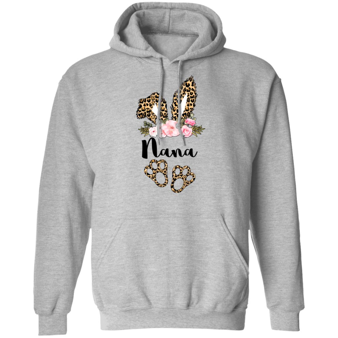Flower Leopard Bunny Nana Easter Day Women Gifts T-Shirt & Hoodie | Teecentury.com