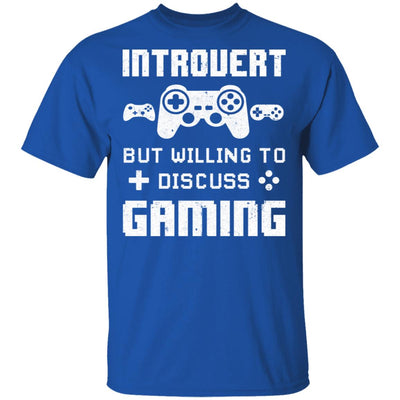 Introvert But Willing To Discuss Gaming Funny Video Game T-Shirt & Hoodie | Teecentury.com