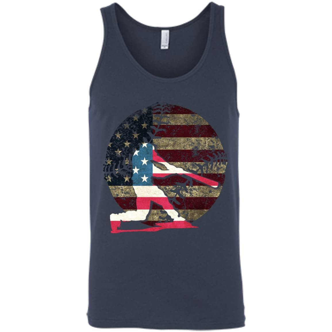 Hitter Baseball America Flag T-Shirt & Hoodie | Teecentury.com