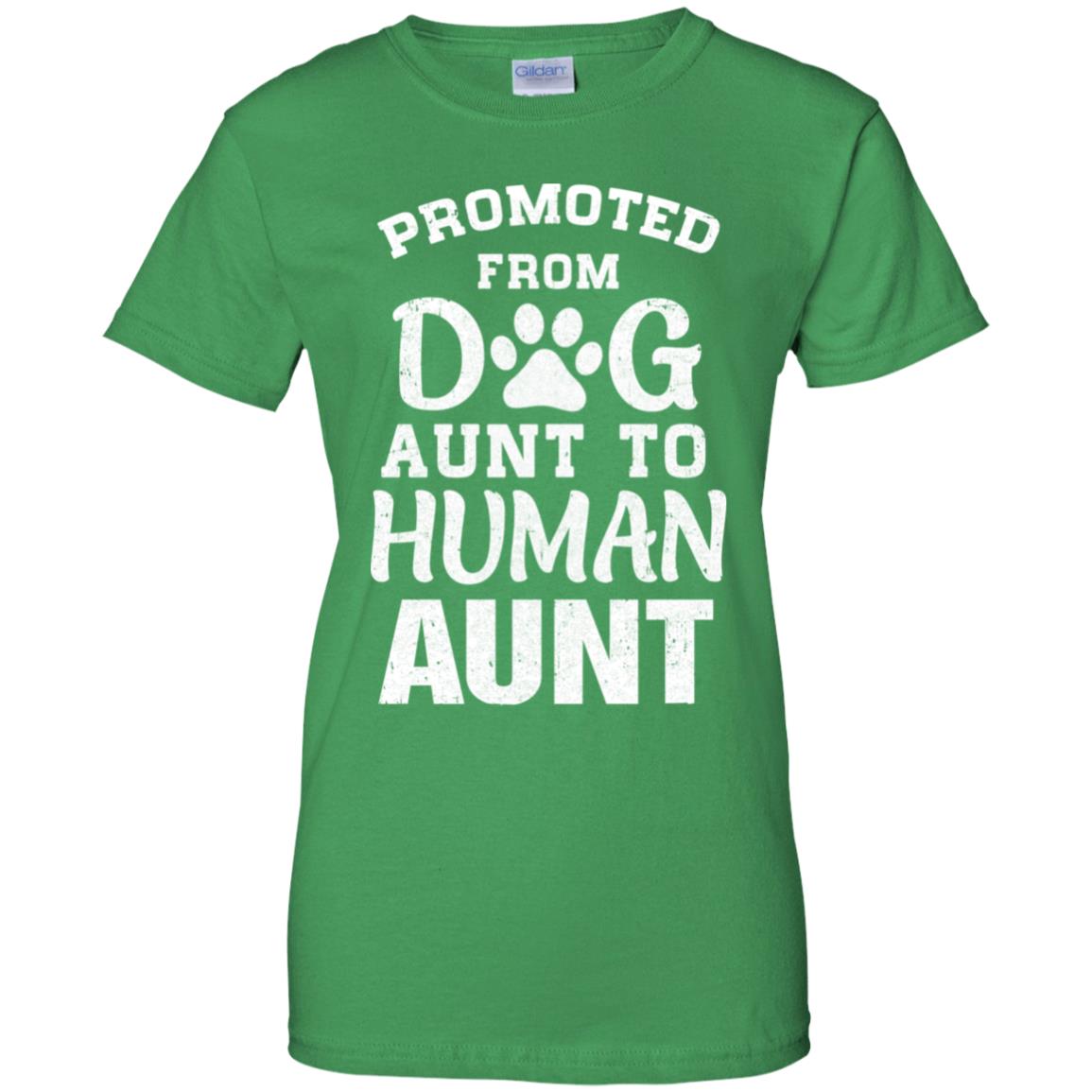 Promoted From Dog Aunt To Human Aunt Gifts T-Shirt & Hoodie | Teecentury.com